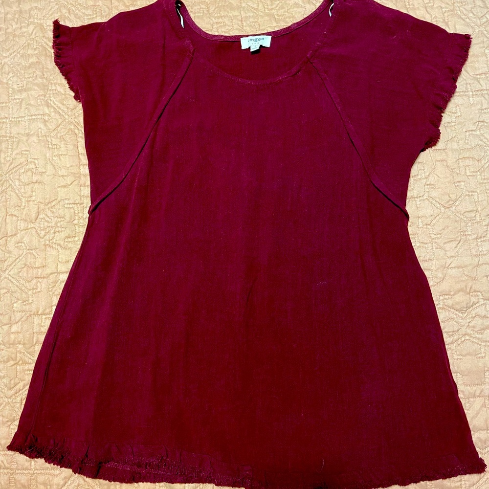 Umgee maroon blouse. Worn once